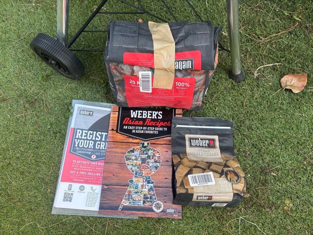 Weber バーベキューグリル BBQ 炭・着火剤付き