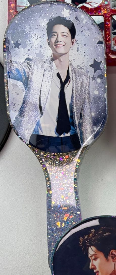 肖戦 超大レジンエアークッション付きヘアブラシ　7点セット❣️確認用0131