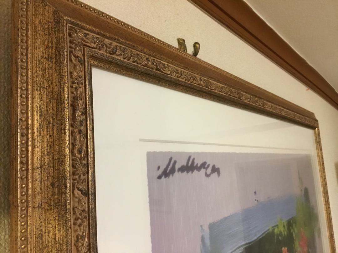 【真作】最終価格Jトレンツ・リャド　薔薇　シルクスクリーン　遺族サイン　保証書付