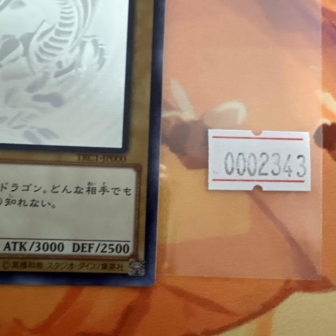 遊戯王カード　ブルーアイズホワイトドラゴン　TRCホログラフィック