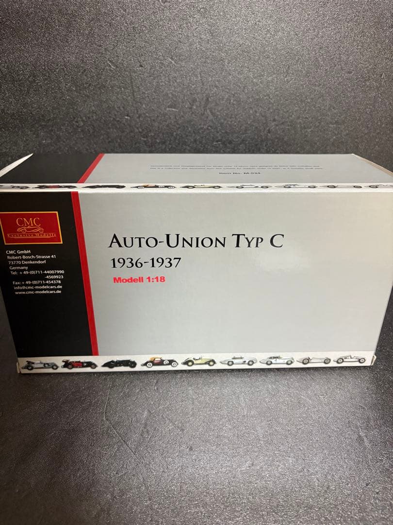 CMC 1/18 Auto Union Typ C 1936-1937 訳あり