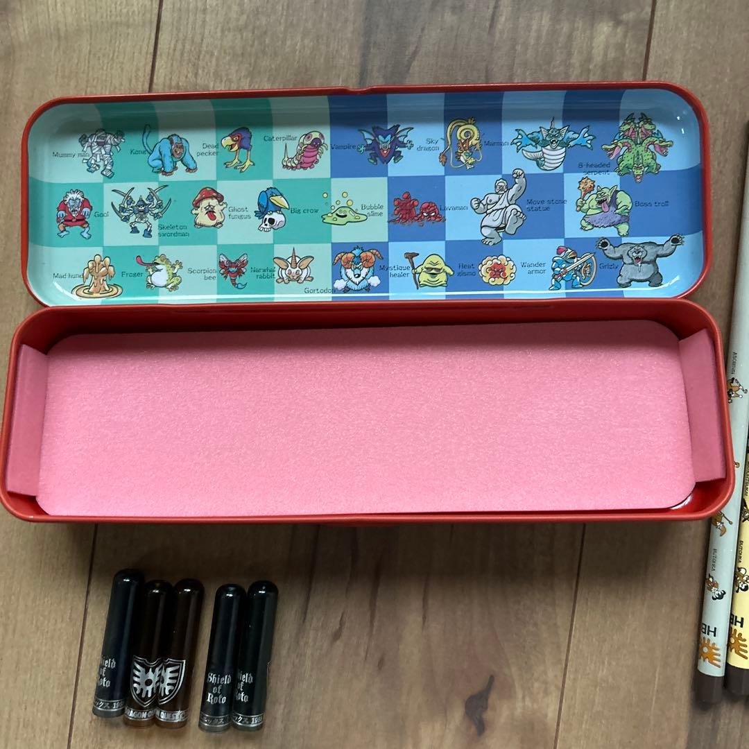 レア　未発売　エラー商品　ドラゴンクエスト　カンペン　筆箱　ペン　ケース