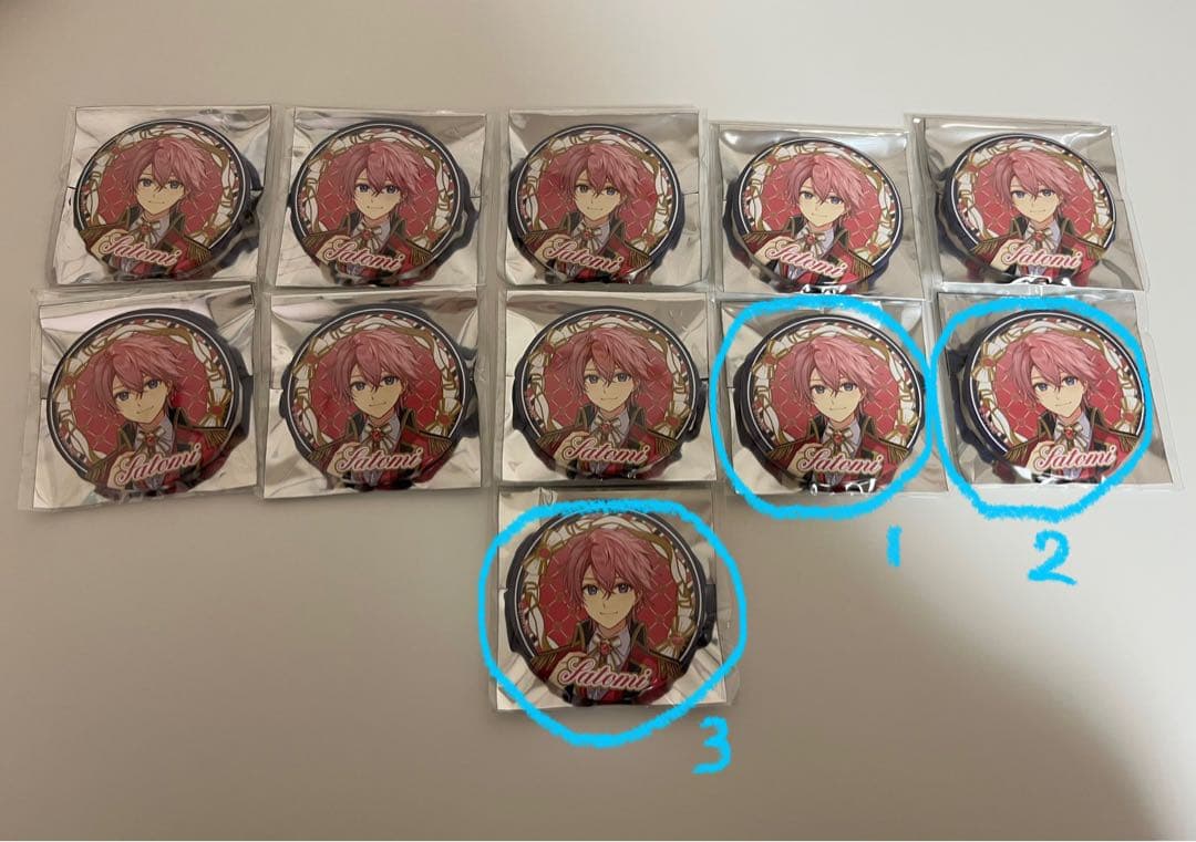 すとぷり　缶バッチ　さとみくん④