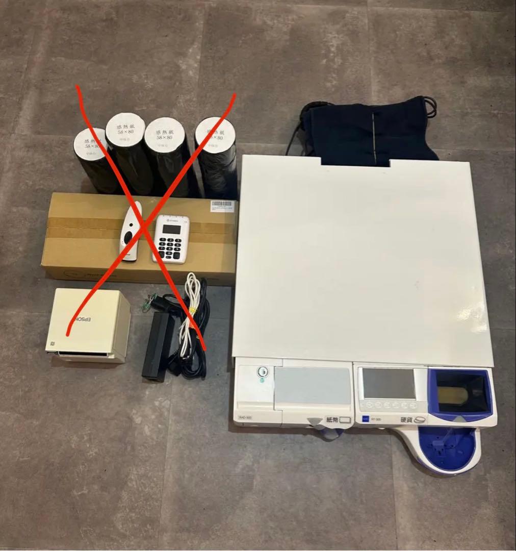 【メンテ清掃済み】自動釣銭機　GLORY　RT-300 RAD-300　レジのみ