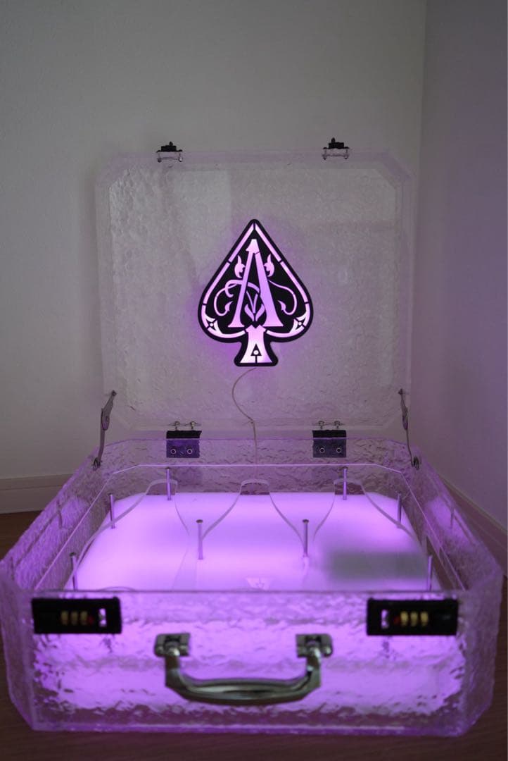 新品 シャンパン ケース LED アルマンド アタッシュケース