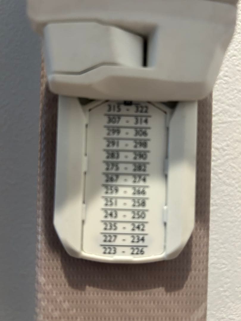 Hart スキー　板　ビンディング前後調整可能