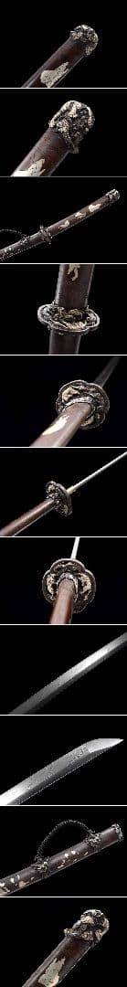 戦僧太刀（銅鞘） 古兵器 武具　刀装具　日本刀　模造刀 居合刀