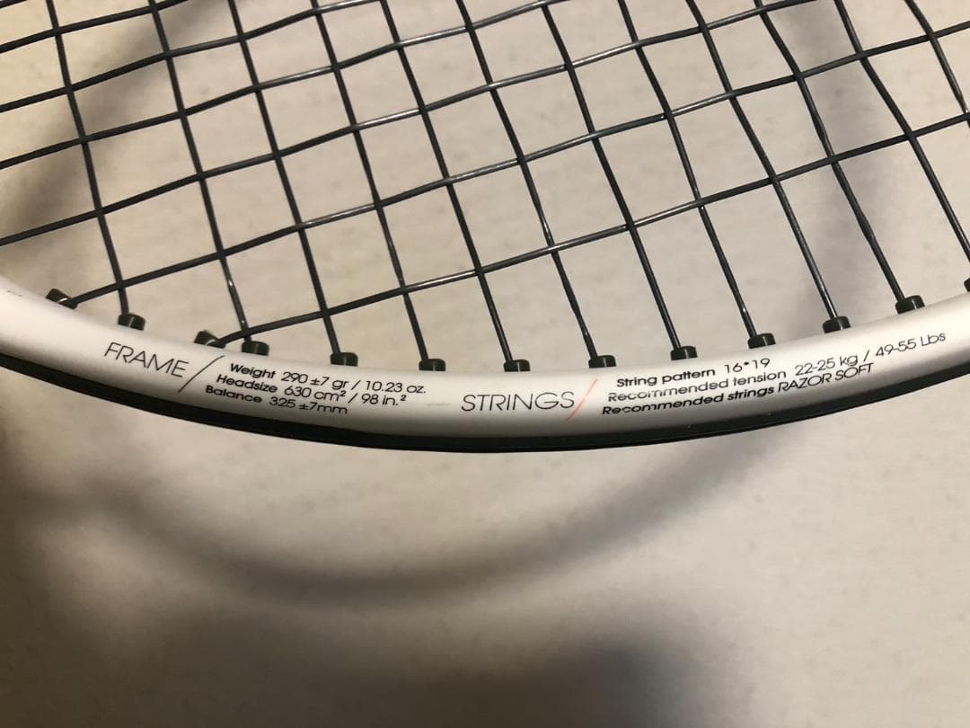 テクニファイバー TF-40 290g 16×19 Tecnifibre G2