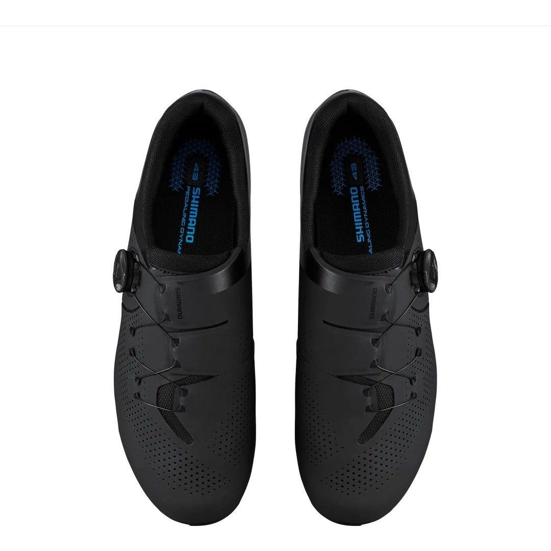SHIMANO RC302 ワイド ブラック ロードシューズビンディングシューズ