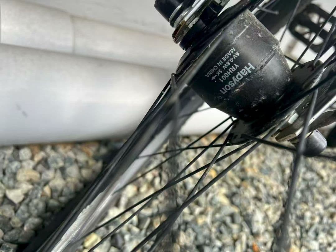 あさひ　ドライド24インチ　カラーシルバー　6段ギアスピードウォッチ付