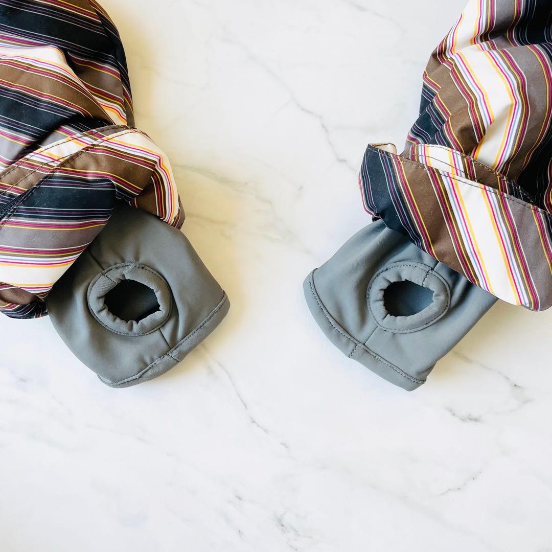 4357【新品タグ付き】バートン スノボウェア ジャケット ストライプ柄