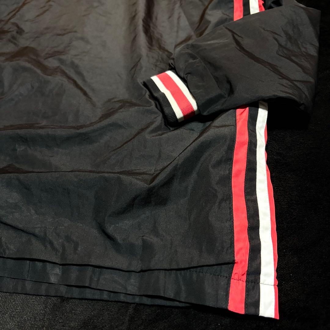 状態◎【asics／アシックス】ナイロンジャージ上下セット 刺繍ロゴ スポーツ