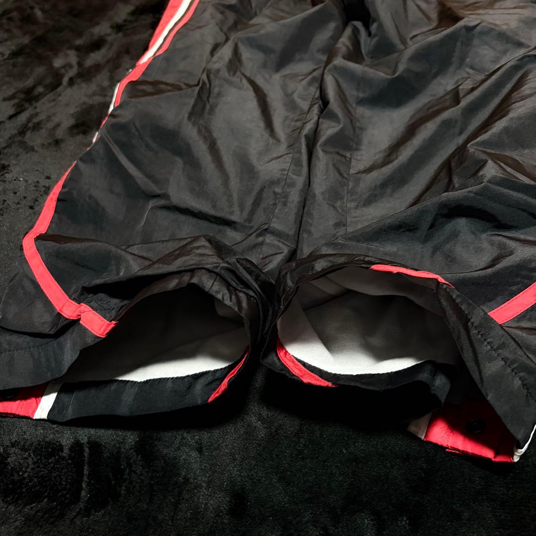 状態◎【asics／アシックス】ナイロンジャージ上下セット 刺繍ロゴ スポーツ