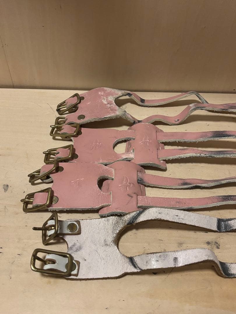 ピストバイク　トゥークリップ　ストラップ　4本セット