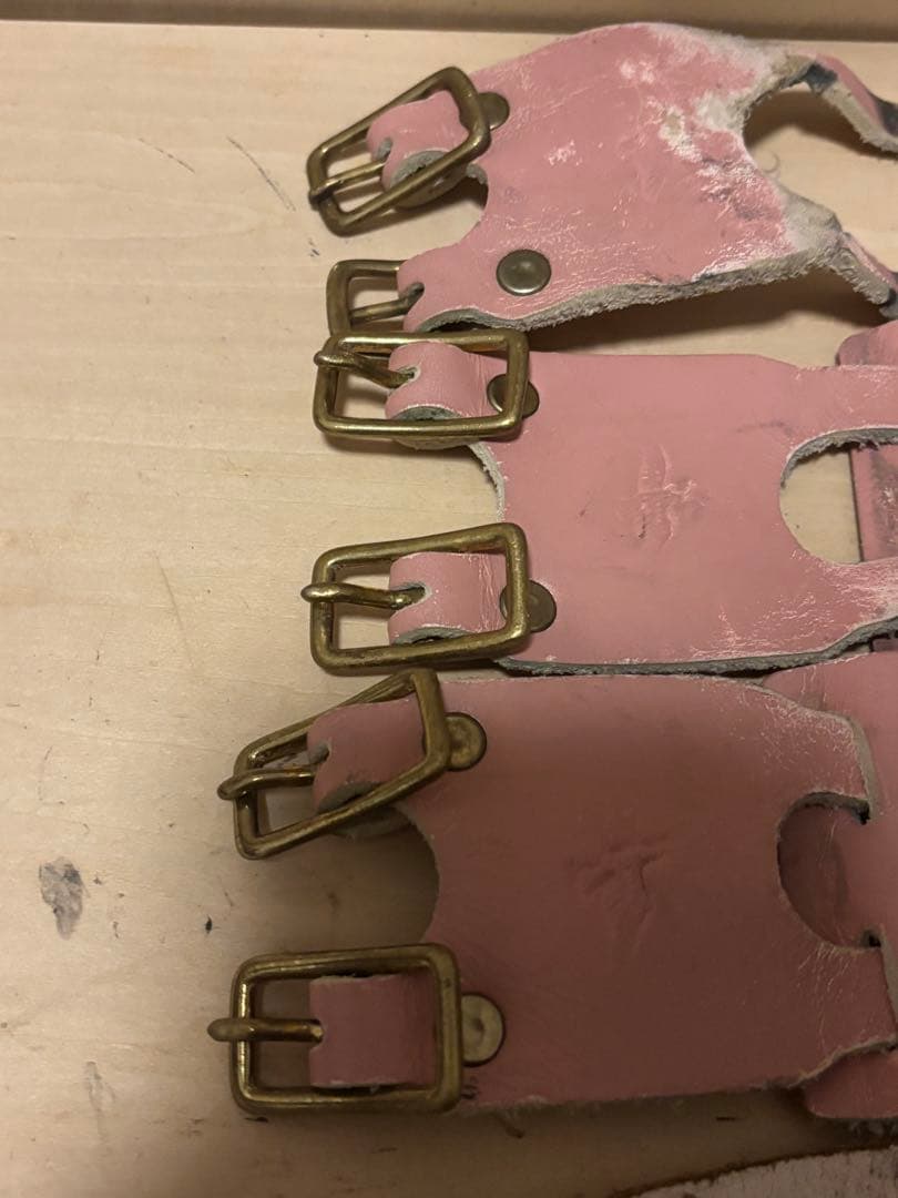 ピストバイク　トゥークリップ　ストラップ　4本セット