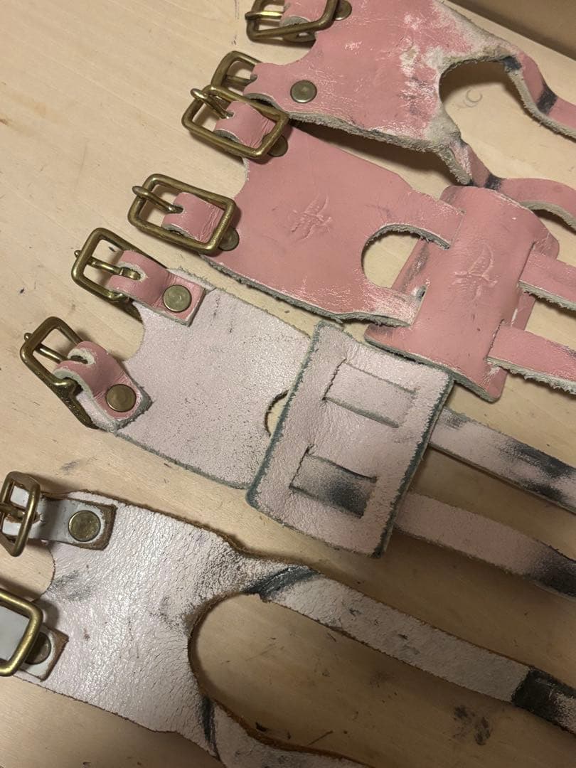 ピストバイク　トゥークリップ　ストラップ　4本セット