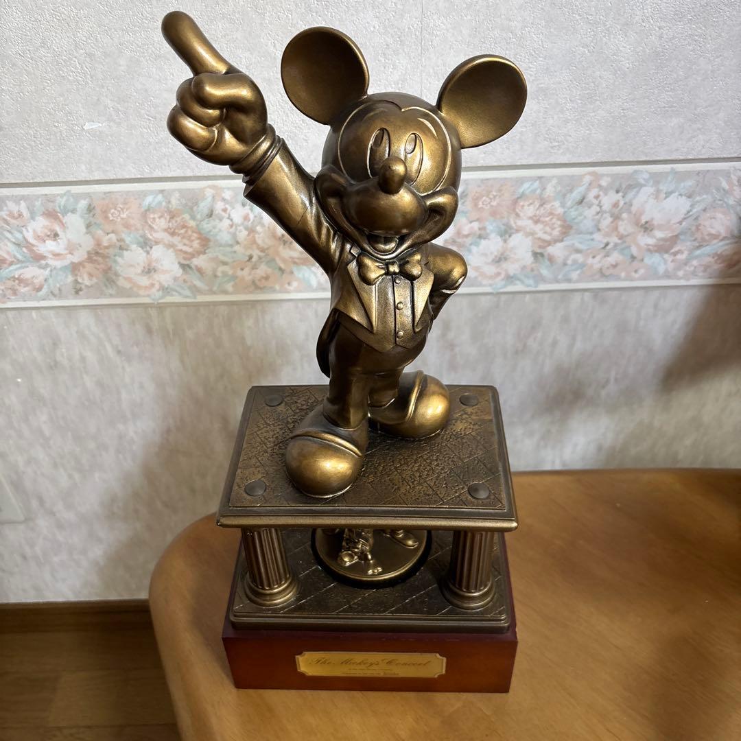 ミッキーマウス ブロンズ　オルゴール