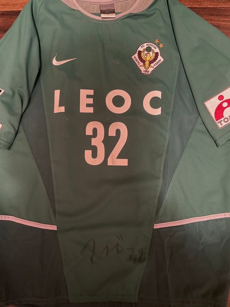 東京ヴェルディ　ホーム　2004年支給品シャツ　天皇杯優勝ユニフォーム　NIKE