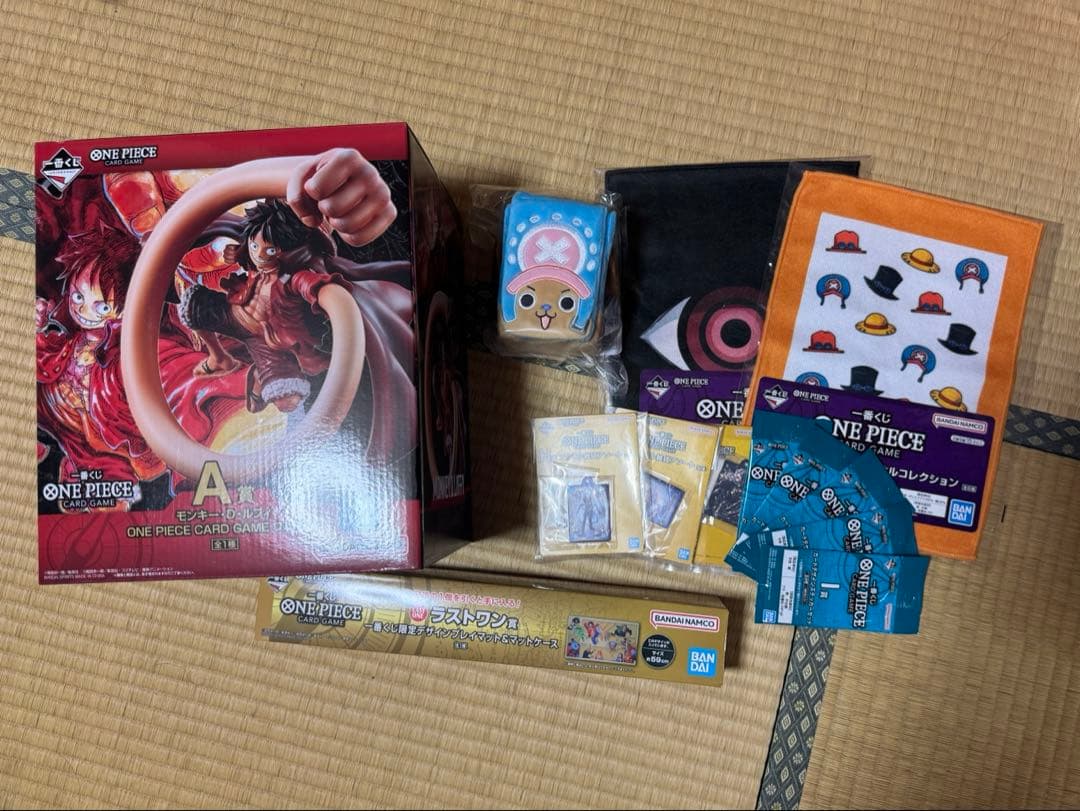 【新品】一番くじ　ワンピースカード　A賞　ルフィ　ラストワン賞　5点セット
