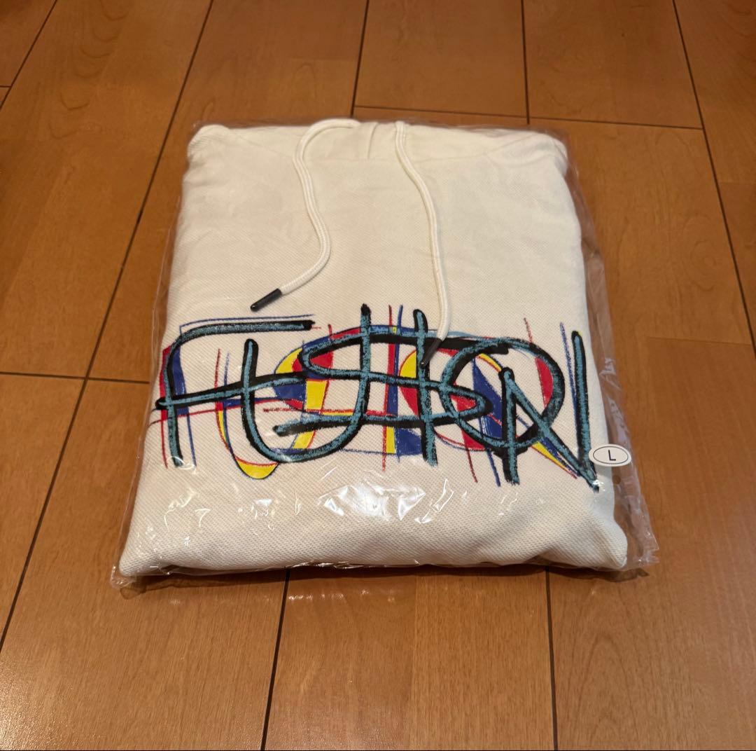 Vaundy 未開封 完売　ロゴフーディパーカーLホワイトデニム