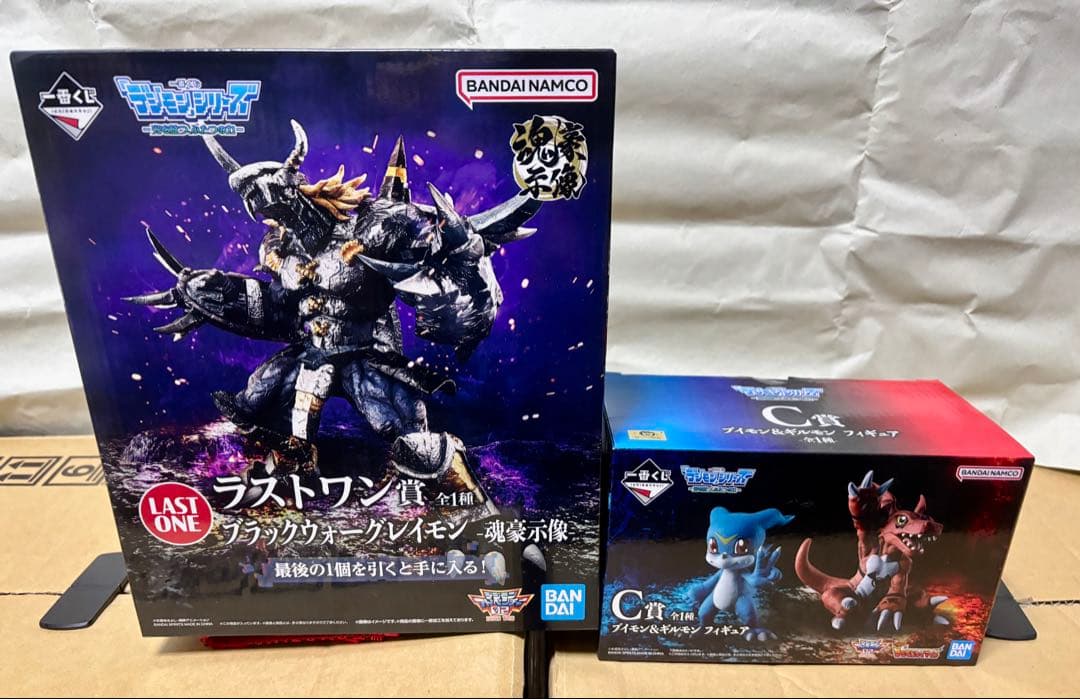 一番くじ デジモン 「光を放つ、ふたつの力」 A賞,B賞,C賞,ラストワン賞