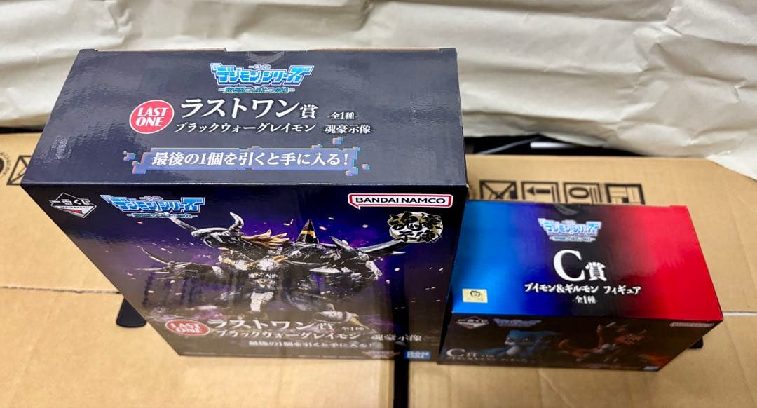 一番くじ デジモン 「光を放つ、ふたつの力」 A賞,B賞,C賞,ラストワン賞