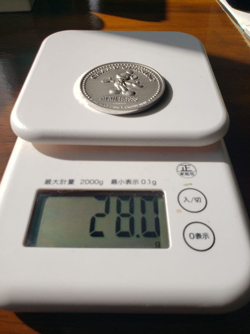 TDL グランドオープニング記念　純銀製メダル!