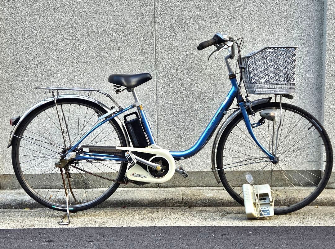パナソニック♪電動アシスト自転車♪ViVi♪爽やかなブルー