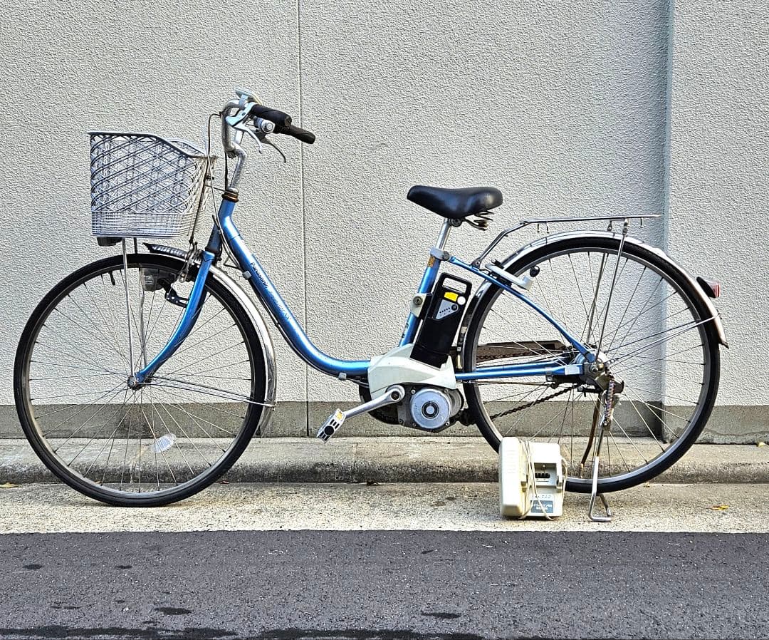 パナソニック♪電動アシスト自転車♪ViVi♪爽やかなブルー