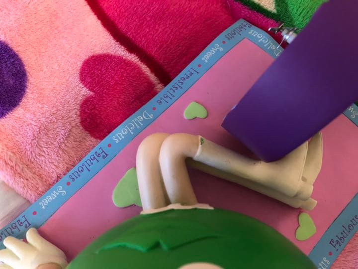 [激レア]動作確認済早い者勝ち！N.Y店購入m&m’s グリーン置き時計