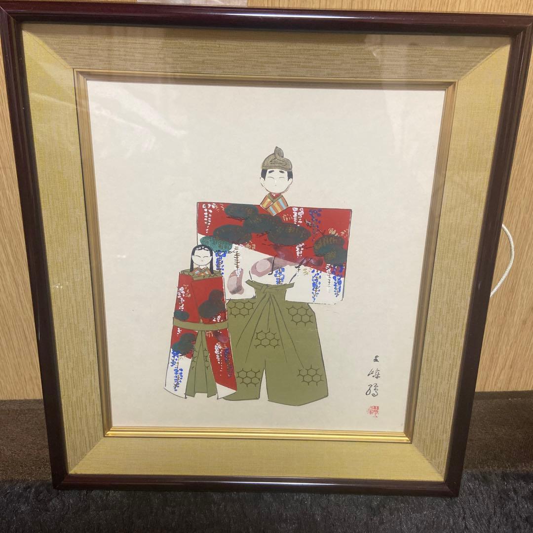 立ち雛　絵画