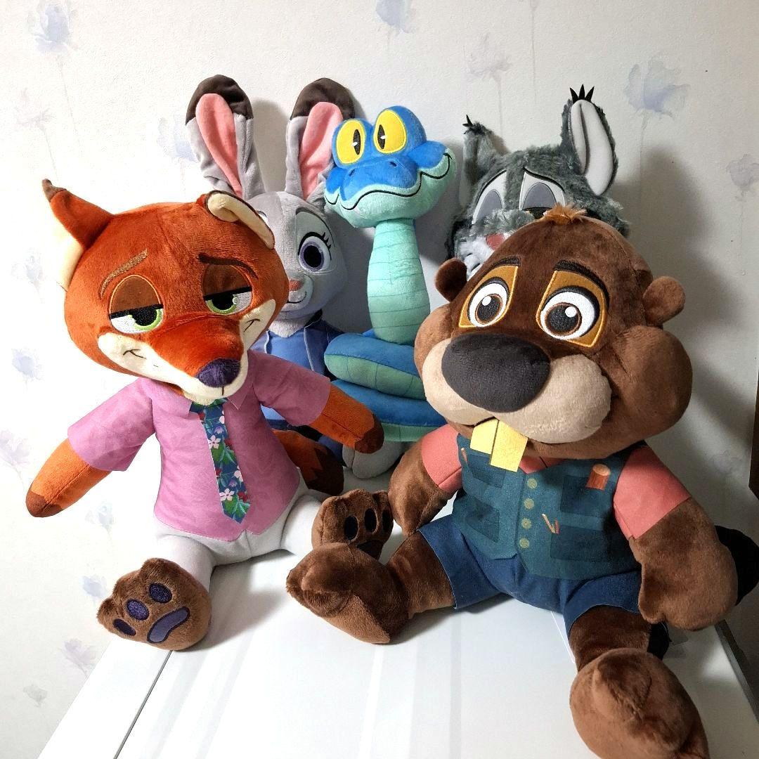 5種セット　ズートピア2 Lぬいぐるみ