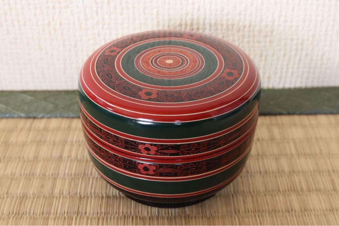 中村宗哲作 即中斎好 唐物写平棗 即中斎 書付 花押 共箱