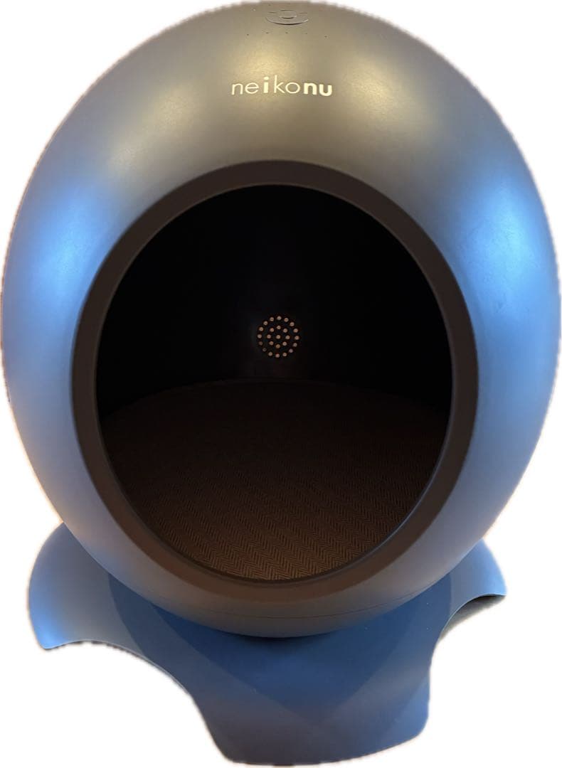 neikonu 犬猫用ハウス 卵型 グレー