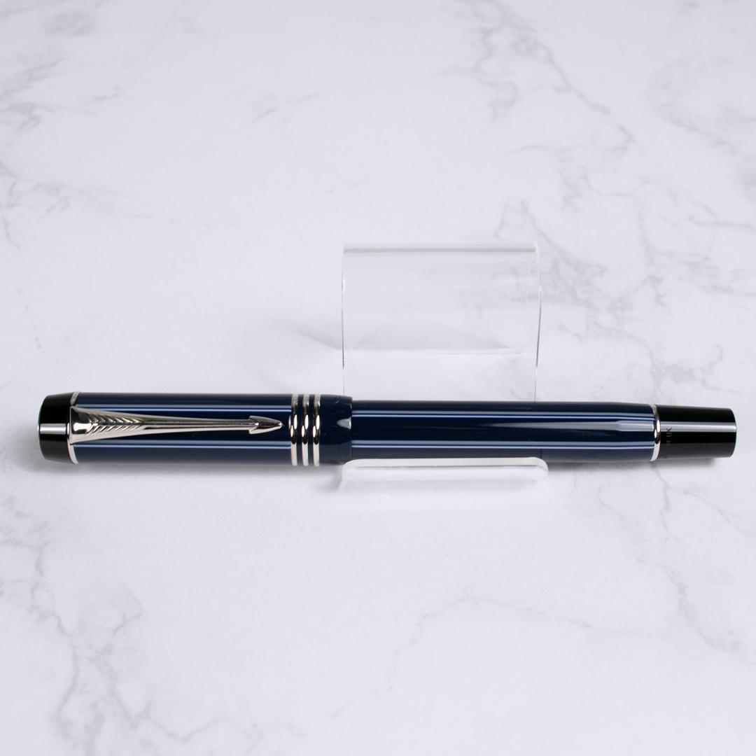 【未使用】パーカー 万年筆 デュオフォールド ピンストライプ 箱付き ot003