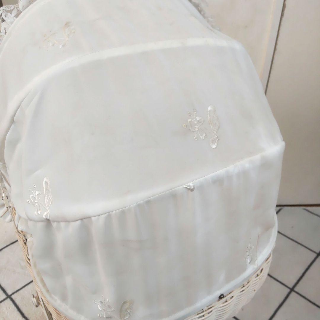 ドール用 乳母車 フランス ベビーカー アンティーク