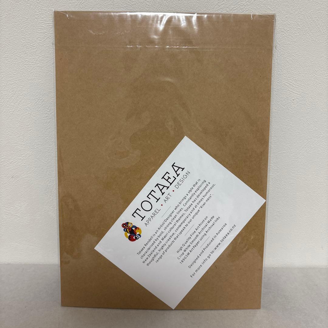 絵 アート プリントTiki ティキ 赤 モダン