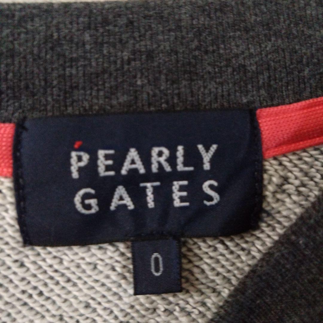 パーリーゲイツ　 長袖トレーナー　グレー　カジュアル　ロゴプリント　XL