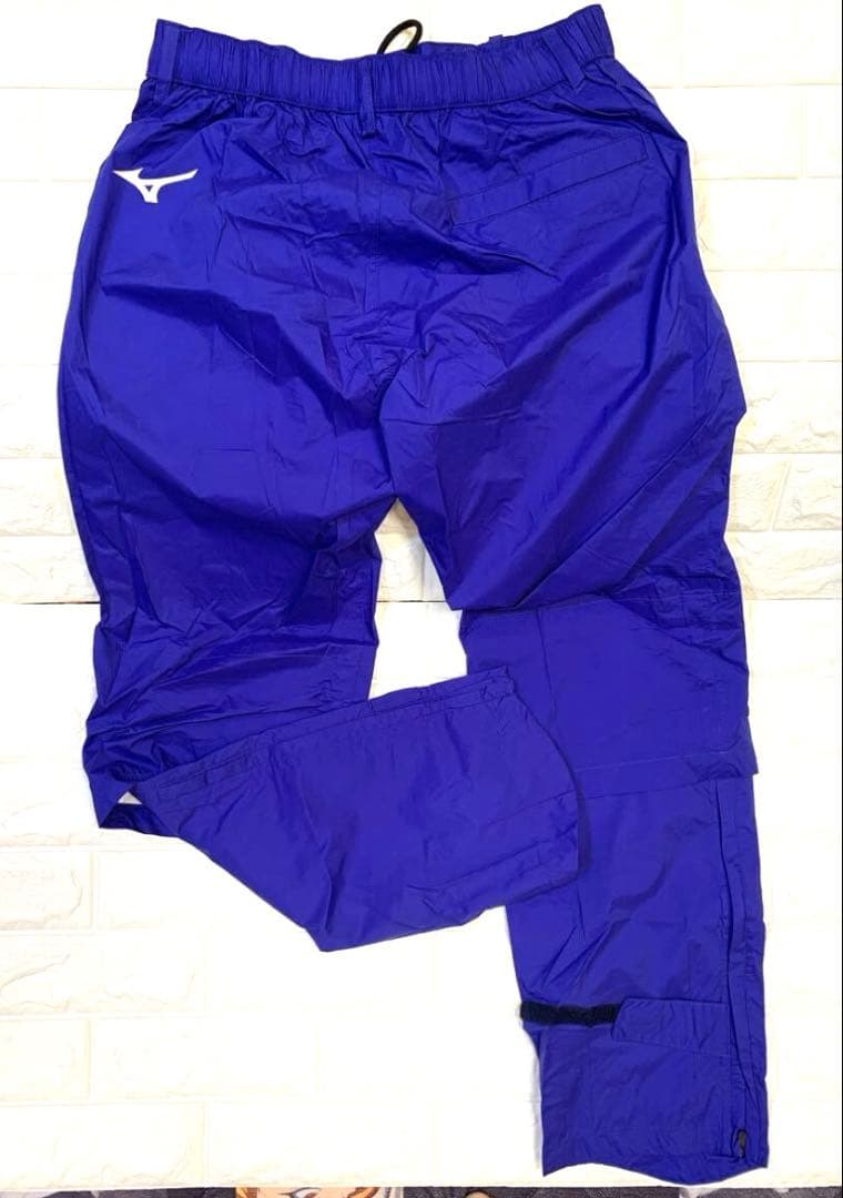 【新品未使用】ミズノレインウェアブルー 高い防水性能透湿性抜群　定価19800円