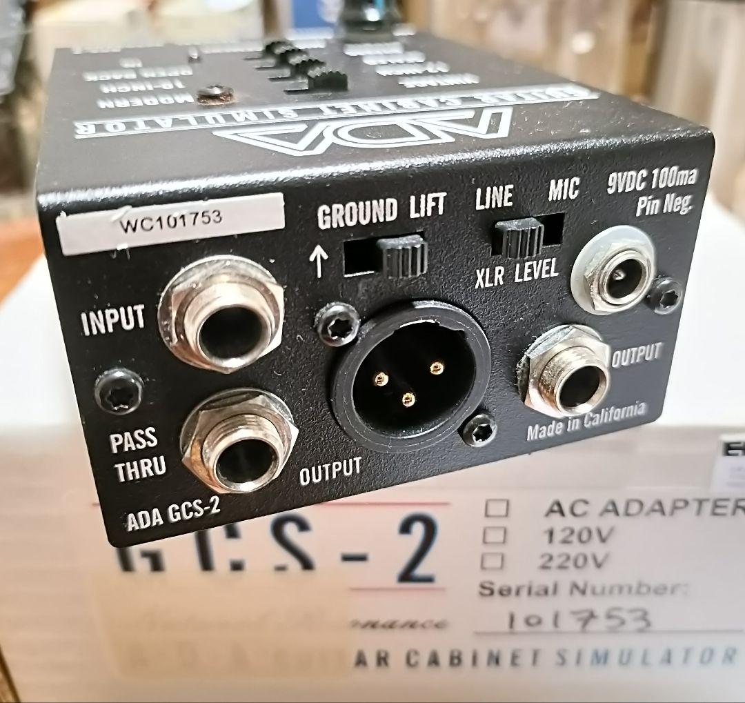 ギター ADA guitar cabinet simulator GCS-2