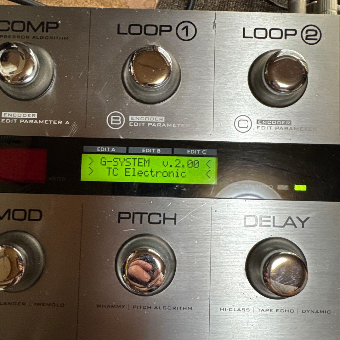 TC ELECTRONIC G-System　　マルチエフェクター