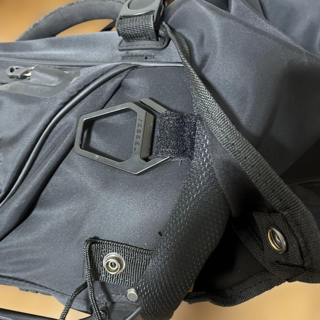 VESSEL ブラックゴルフバッグ