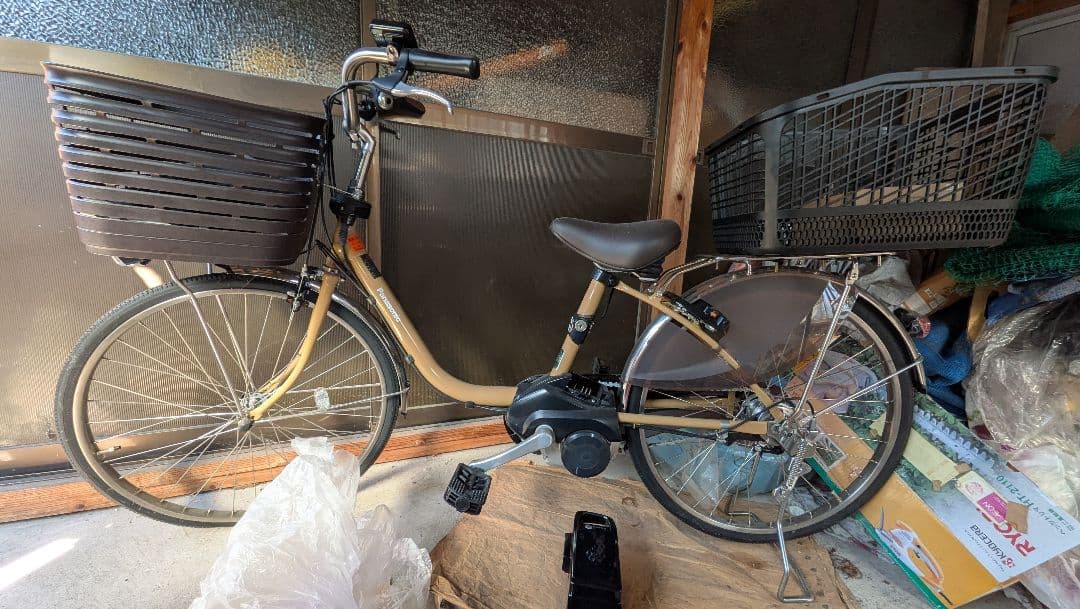 パナソニック電動アシスト付き自転車。