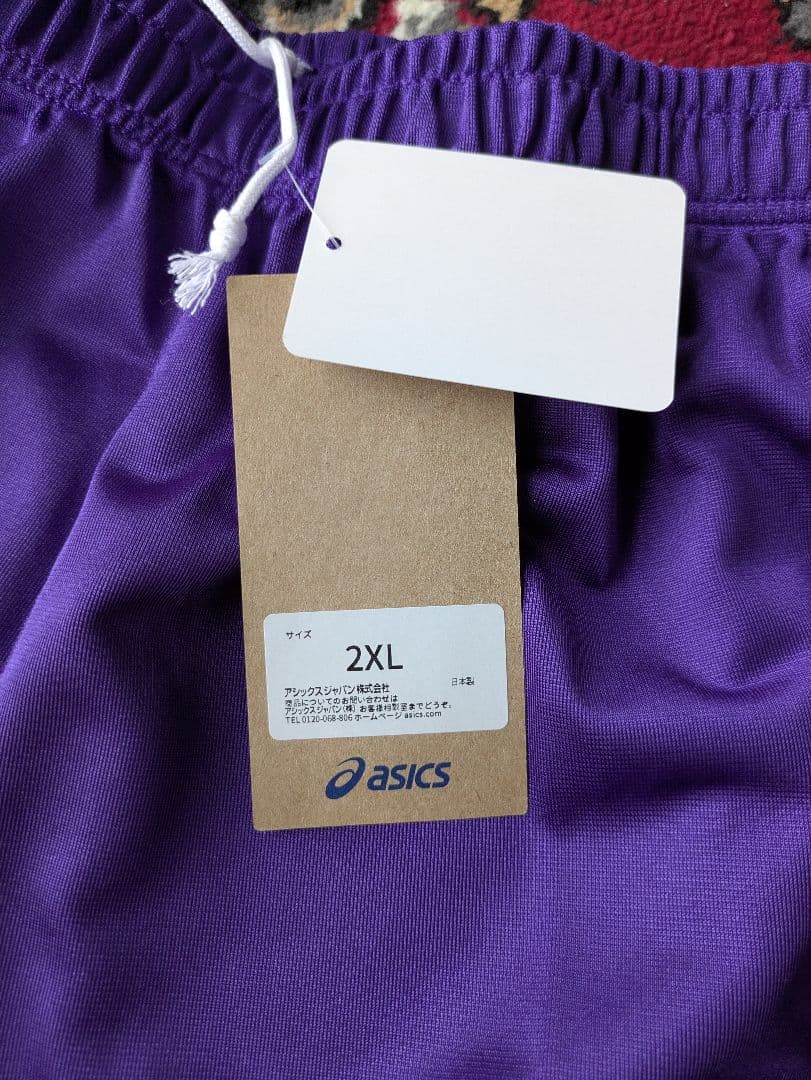 ★人気パープル　ASICS　アシックス　バレーボール　ゲームパンツ　パンツ