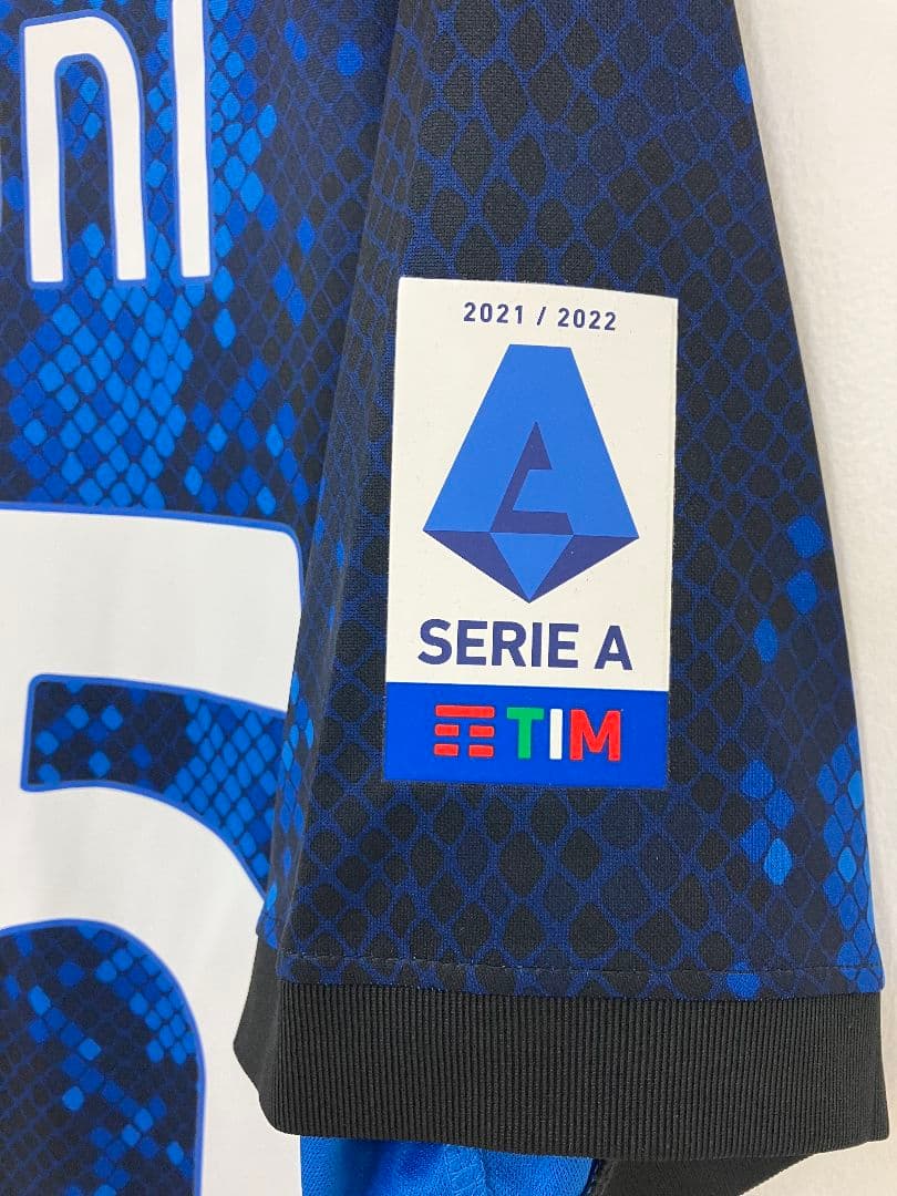 21-22 インテル　バストーニ　NIKEオフィシャル　フルパッチユニフォーム