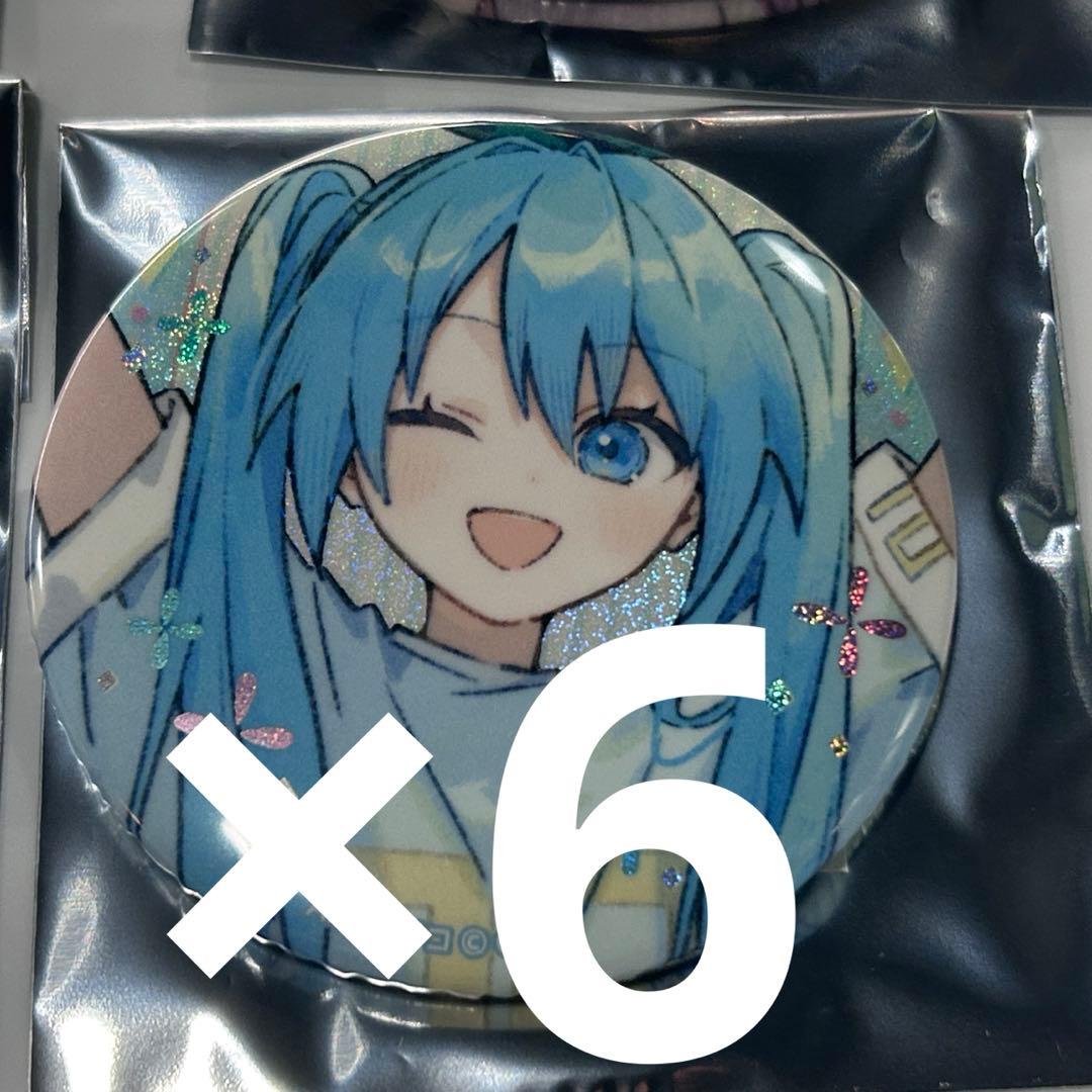  miku ココラボ 初音ミク 39culture 缶バッジ 6個