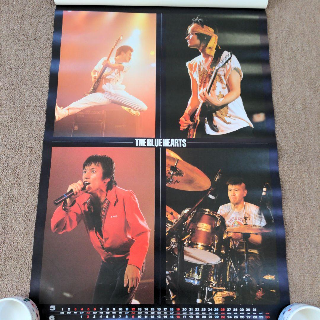 ⬛レア⚫THE BLUE HEARTS ブルーハーツ1991カレンダー　ポスター