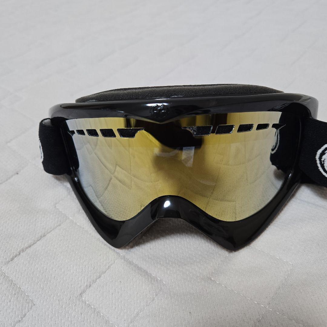 DRAGON ゴーグル 黒/黄 ミラー加工