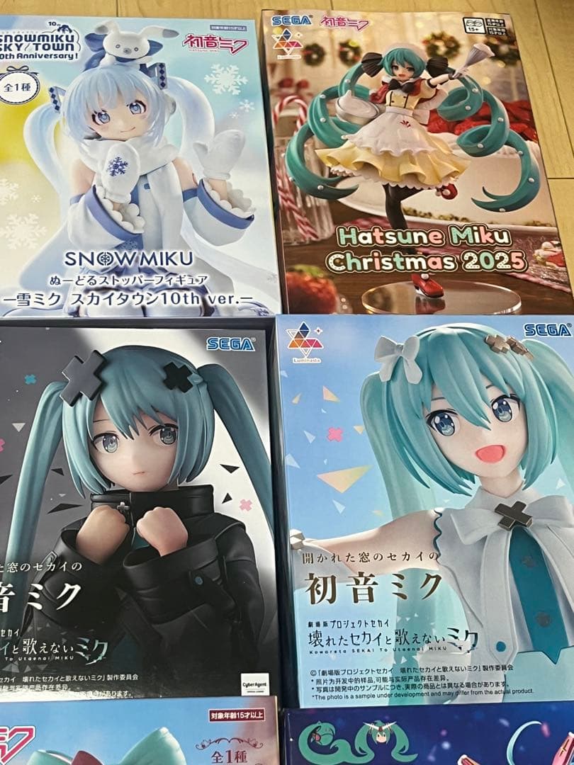 初音ミク フィギュア まとめ売り 13体 ヴィンテージミク 雪ミク ガンダムミク
