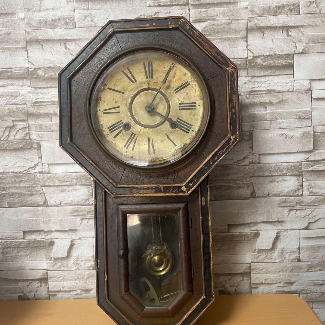 八角時計　昭和　レトロ
